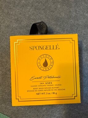 Spongellé Sweet Patchouli Body Wash Infused Buffer - Yellow